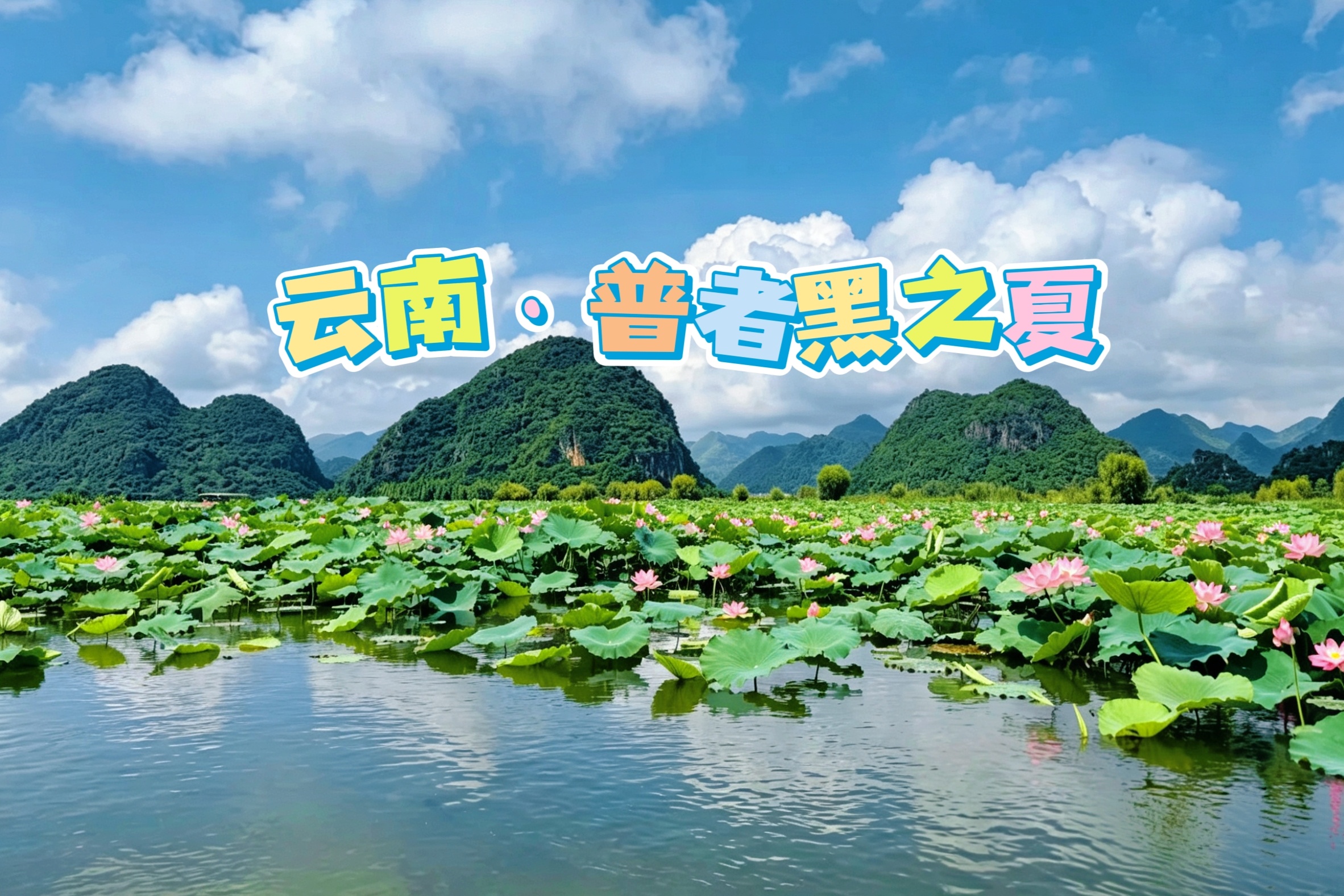【乐行族独立团|云南普者黑6天】7月11日-16日，避暑！普者黑+坝美秘境+碧色寨，全程沉浸山水画卷漫游~